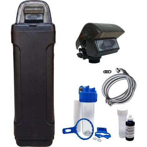 Adoucisseur D'eau 25l Runxin F79b Lcd Bac Wally Noir Complet Avec Accessoires