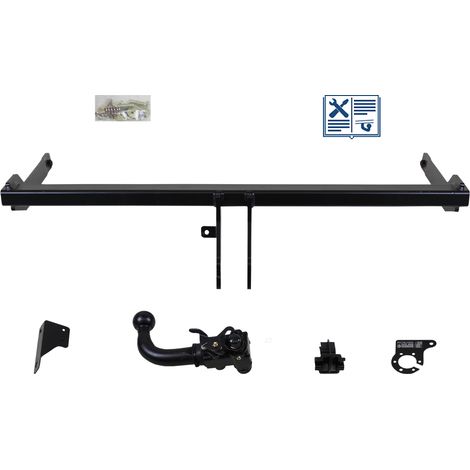 Attelage rotule démontable AUTO-HAK + faisceau Trail-Tec spécifique 7 broches - VW ARTEON (1/2)