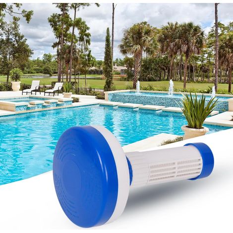 Flotteur pour pastilles de Piscine - Diffusion Automatique Réglable,Distributeur de Tablettes pour Petits Bassins,pour Piscine Hors-Sol, enterrée, extérieur, Jardin, terrasse (1/5)