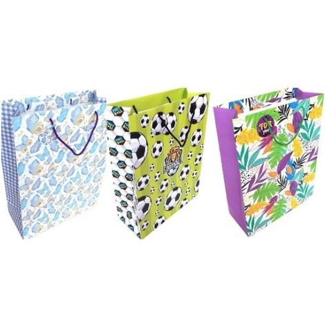 Borsa decorativa opaca 32x42x14cm mix fresh