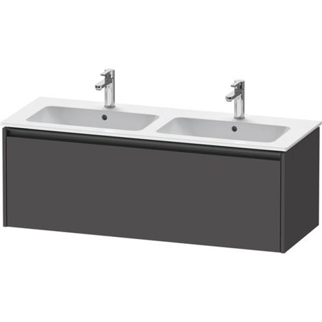 Duravit Ketho.2 Waschtischunterbau wandhängend, 1 Auszug, (1/2)