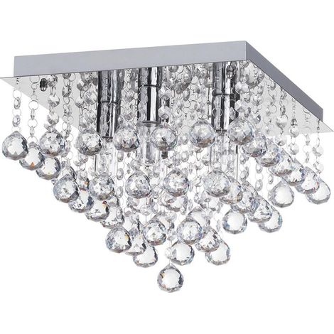 PLAFONIERA APP515-4C CRISTALLO 4-PUNTI LUCE E14