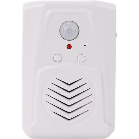 Sonnette de porte mobile à induction, lecteur MP3, sonnette infrarouge, détecteur de mouvement sans fil, annonce vocale, sonnette de bienvenue, alarme d'entrée, KNS (1/5)