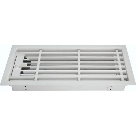 Grille d'air chaud de sol  Blanc - 39 x 27 cm