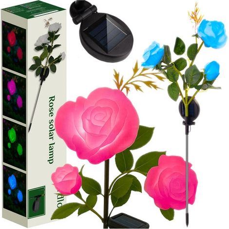 Lampe solaire rose gardlov 25282 (1/5)