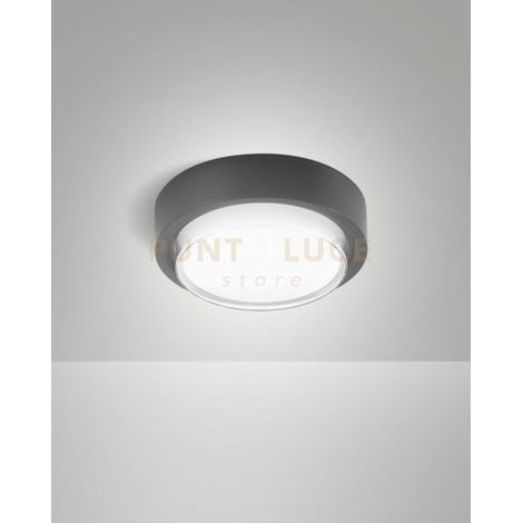 OWEN PLAFONIERA GRIGIO SCURO PER ESTERNO A LED 12W 3000K 1620LM IP65