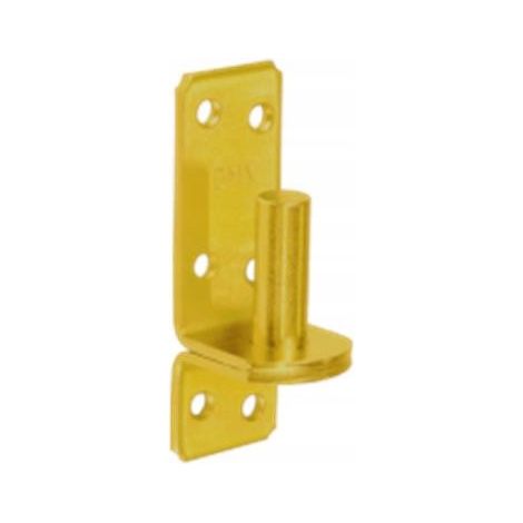 Soporte para pines DOMAX 11x120x4mm fi16 ZINC ORO (1/2)