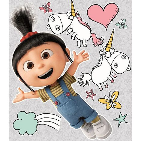 Stickers Agnes Licornes Les Minions