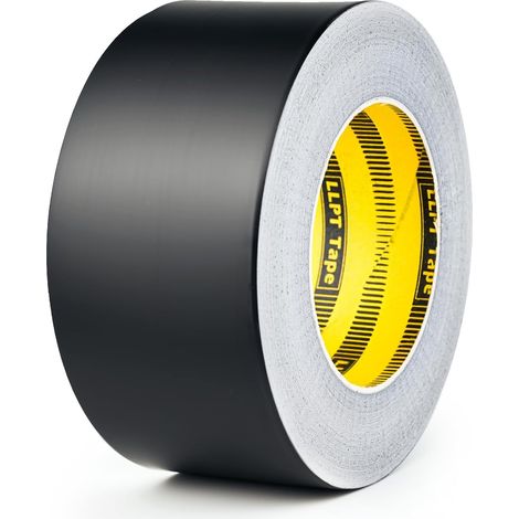 Ruban Adhésif Aluminium Noir 5cm x 20m x 3,94mil Ruban de Scellage Haute Température, Pour Conduits d'air Chaud et Froid, Réparation Solide des Tuyaux Métalliques (1/5)