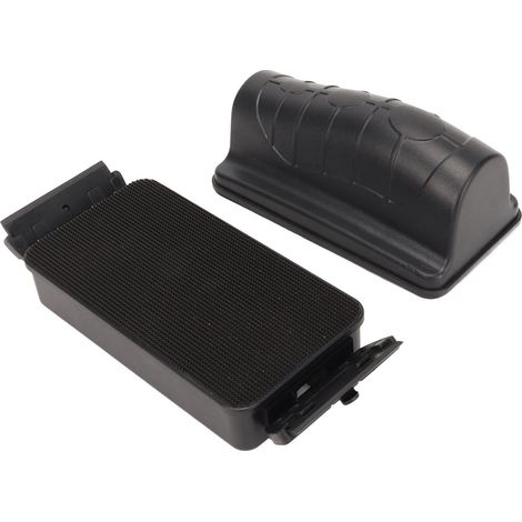 Brosse magnétique flottante pour aquarium, grattoir pour vitres et élimination des algues, noir (1/5)