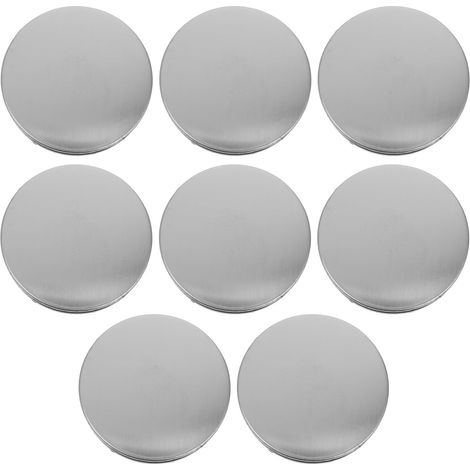 8 Pièces Cache-Trou D'évier en Acier Inoxydable et PP (1/5)