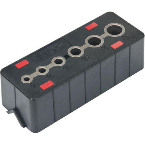 Yato Outil de perçage noir avec guides acier carbone
