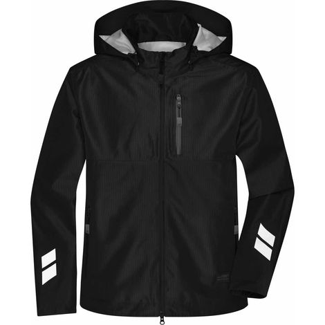 James & Nicholson atmungsaktive Arbeitsjacke JN1814 Gr. 6XL black/black (1/4)