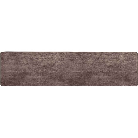 Teppichläufer MARSA Grau 100 x 450 cm Polyester und PVC vidaXL (1/5)