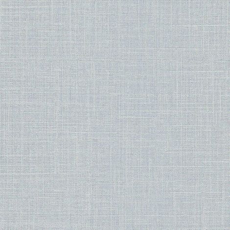 Papier peint uni gris aspect jute | Tapisserie unie grise claire effet textile chambre | Papier peint intissé couloir & salon (1/2)