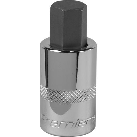Sealey SBH024 Premier Hex Socket Bit 1/2""Sq Drive 14mm