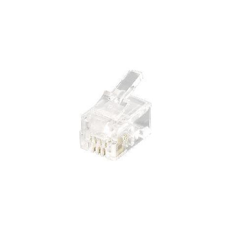 Equip Modularstecker Western 4P4C RJ11 100 Stück