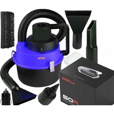 ASPIRADORA PARA COCHE DE 150 W PARA AGUA EN SECO Y HÚMEDO + JUEGO DE ACCESORIOS COMPLETOS