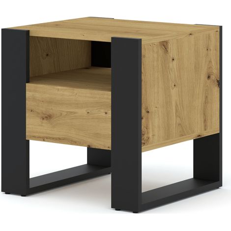 TABLE DE NUIT MONDI 48 ARTISAN EICHE (1/4)