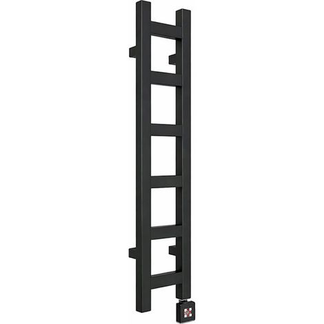 Sèche-serviette électrique noir - (HxL) 960x200mm - 200 Watts - 200 Watt - EAS960-200E8N (1/5)