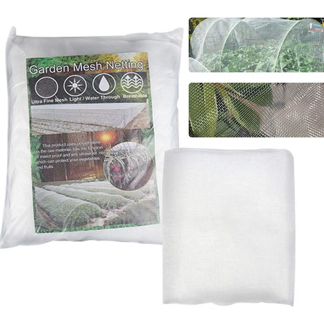 Rete da giardino, 3x10 m, rete anti-insetti per piante, rete per insetti e uccelli, rete a maglia fine per proteggere piante, fiori, ortaggi e frutta. (1/5)