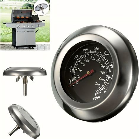 Thermomètre de four — Cadran de 3 pouces, plage de 1000 °F — Thermomètre BBQ en métal (1/5)