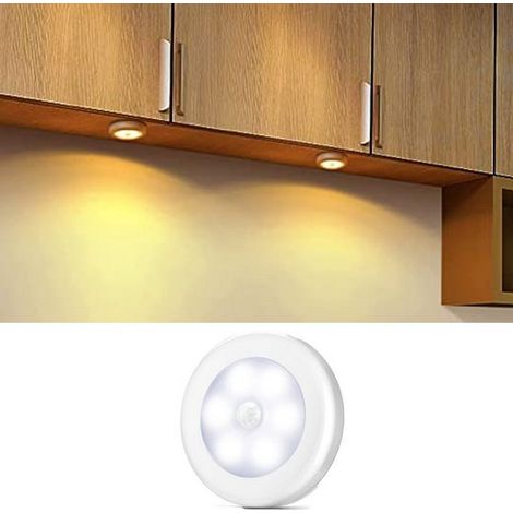LED-Nachtlicht, Schrankleuchten, Körpersensorlicht, verwendet für Flure/Schränke/Nachttisch, Weiß, Weißes Licht, KINSI (1/5)