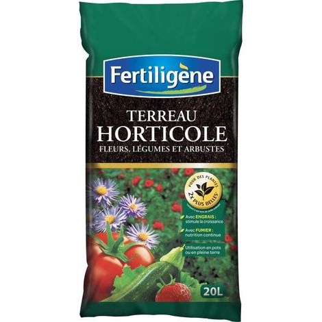 FERTILIGENE Terreau Horticole - 20 L