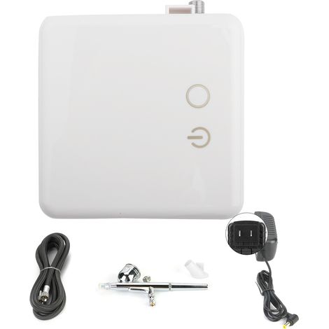 Kit de mini aérographe T-200k avec compresseur pour peinture de gâteaux, pompe à air, prise US 110-220V. (1/5)