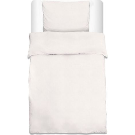 Beautissu Lot de 1 housses de couette + 1 taie d'oreiller	Blanc, 200x135 cm (1/5)