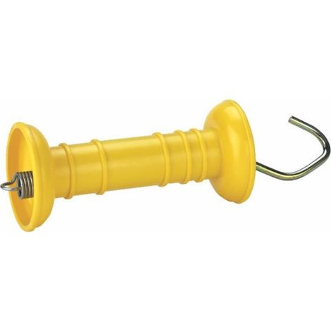 Poignée de barrière plastique jaune