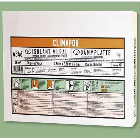 ISOLPARETE 80 X 250 CM SPESSORE 6 MM - 10 pezzi