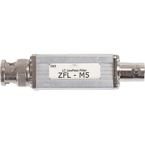 Filtre passe-bas LC ZFL-M5 500 kHz, interface BNC, filtre à composants discrets LC à taux de réjection élevé. (1/5)