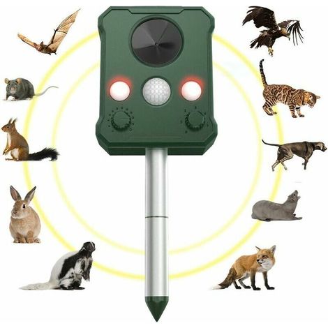 Repellente solare ad ultrasuoni Repellente solare per animali Repellente solare IP65 Repellente ad ultrasuoni Repellente ad ultrasuoni per animali domestici per topi anti-animale da giardino