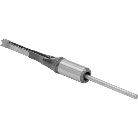 Ciseau à mortaiser 8mm, foret carré en acier allié, outil de menuiserie réglable pour perceuse (1/5)