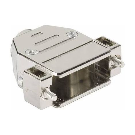 Harting 09 67 037 0443 09 67 037 0443 Guscio SUB-D Numero Poli (num): 37 Plastica metallizzata 180 ° Argento 1 pz.