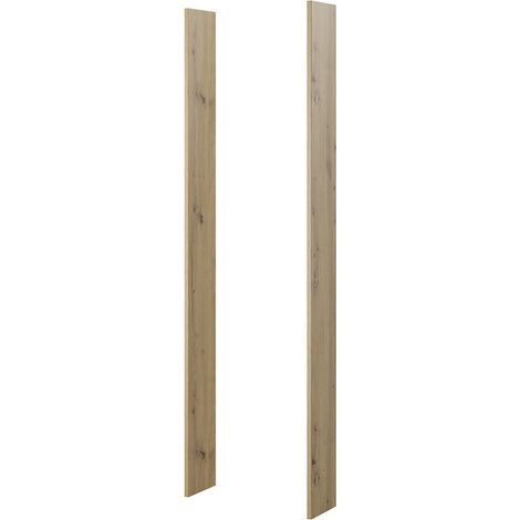 Guance di finitura per armadio collezione MODULO colore quercia.