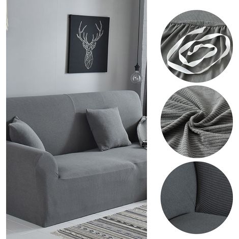 Housse de canapé imperméable, élastique et anti-poussière, protection pour coussins (pour causeuse) (1/5)