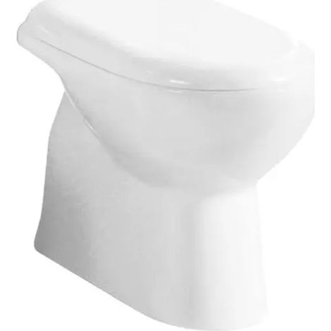 Vaso wc a terra serie Diana, con scarico a pavimento, ceramica bianca AZZURRA