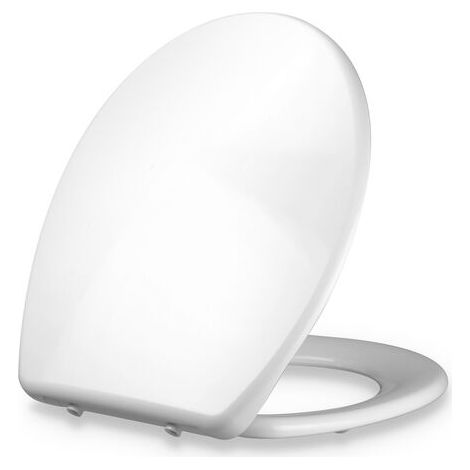 Dombach Celesto - Abattant WC Premium - forme de O - fermeture automatique - Siège de toilette antibactérien (1/5)