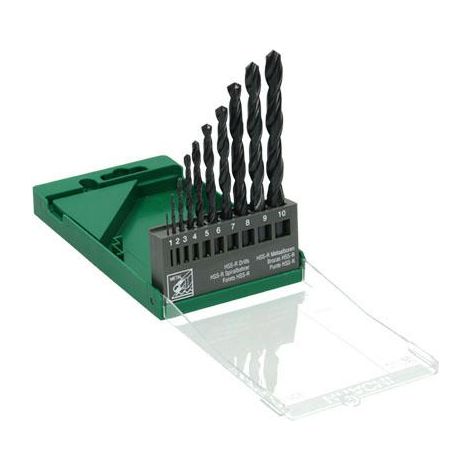 Coffret de 10 forets à métaux HSS-R DIN 338 HIKOKI 780095