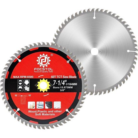 Kreissägeblatt Holz 60 Zähne Sperrholz Spanplatten 184mm 60T 2 (1/5)