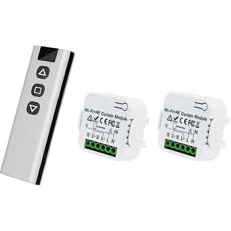 Module de commande Tuya Smart Curtain Switch WiFi pour stores enrouleurs et volets roulants -- (1/5)