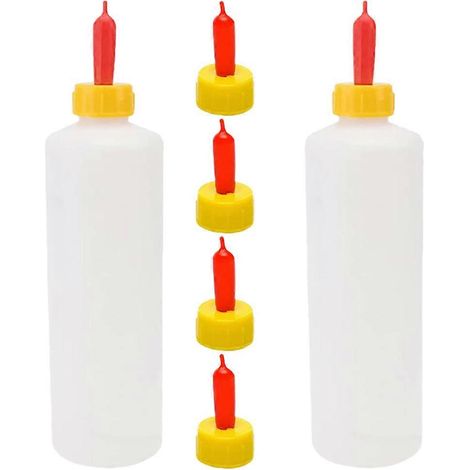 Ensemble d'alimentation pour agneaux avec biberons de ferme (6 pièces) (1/5)