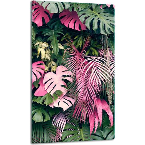 TABLERO DE MESA CON PANEL DE CRISTAL DE 30x52 CM, DISEÑO DE FLORES (1/5)