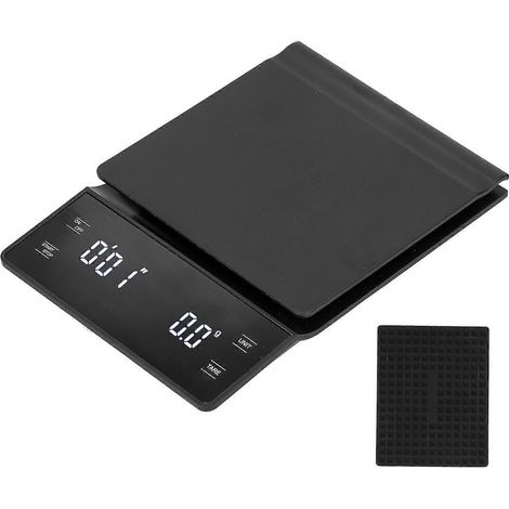Digitale Küchenwaage mit präziser Zeitmessung, elektronischer Wiegefunktion und LED-Anzeige, Messbereich 3000 g