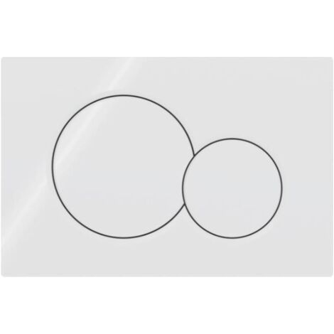 Plaque d'actionnement Geberit Sigma01 pour double chasse d'eau : blanc alpin (115.770.11.5) (1/4)