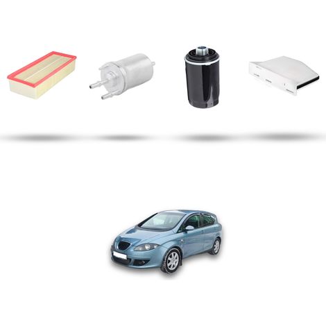 Kit tagliando 4 filtri compatibile con Seat Toledo III (5P2) 1.8 TFSI 118kw dal 2007 (1/5)