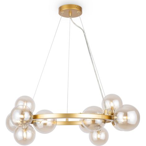 Suspension Maytoni Dallas laiton doré 11xG9 boules (1/4)