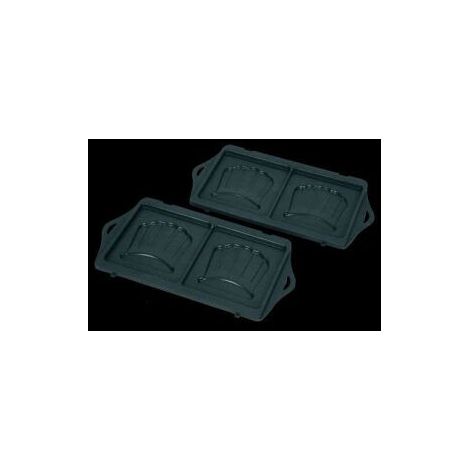 Plaques à croque-monsieur 276x143 mm – Compatible gaufrier TEFAL SS-203201 – Préparez des croque-monsieur maison facilement (1/2)